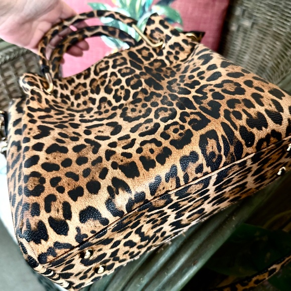Leopard Print Bag⭐️ Stunning DESIGNER INSPIRED SHOULDER HANDBAG NEW W/TAGS - Picture 12 of 15